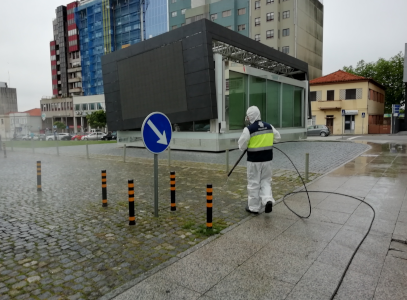 Miya disinfects streets and public spaces in the north of Portugal