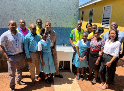 MIYA Donates Water Stations to McGrath High School In Recognition of Water Conservation Efforts