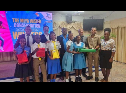 MIYA & National Water Commission of Jamaica Water Conservation Challange Winners Amass Over 36,000 Views On TIKTOK